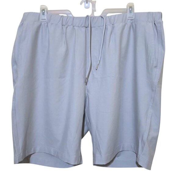 Greg Norman Pull-On Golf Short Men's Size XXL Stretch Waistband Draw Cord Gray - Picture 1 of 10